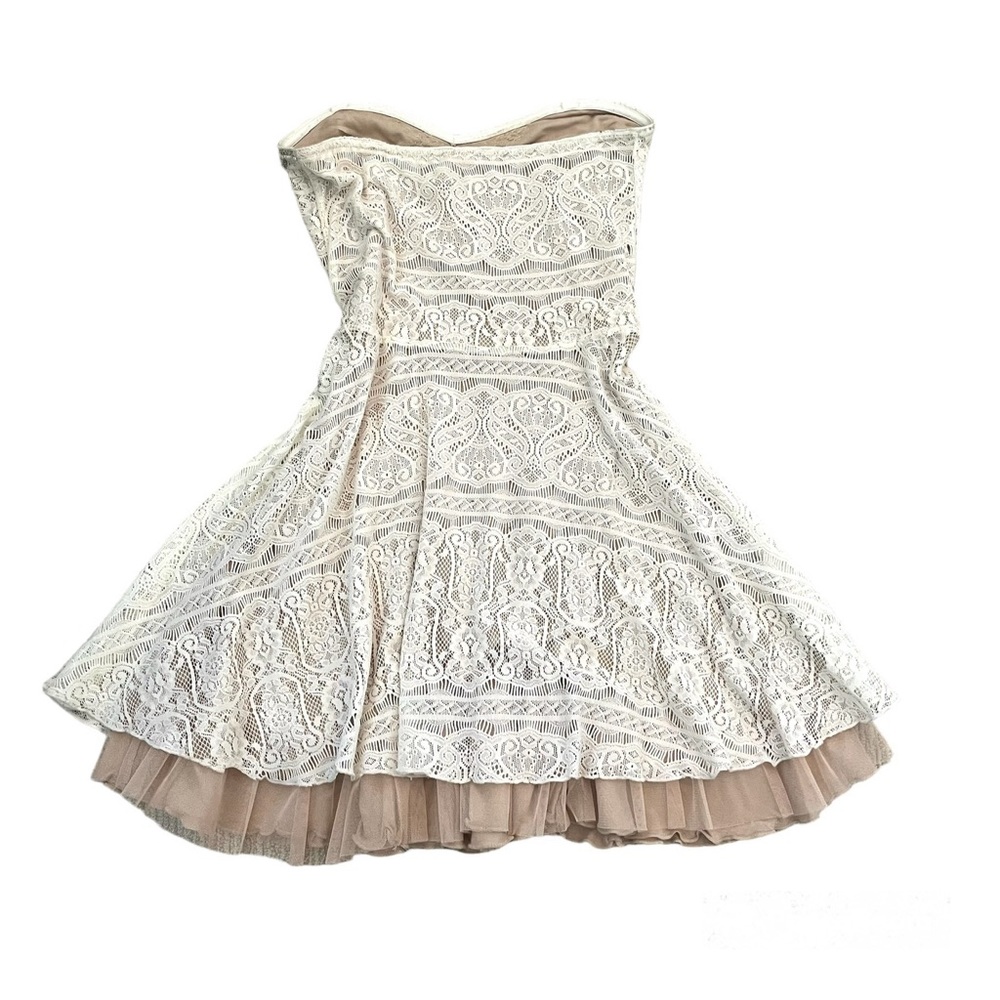 Free People Strapless White Dress - Picture 2 of 3